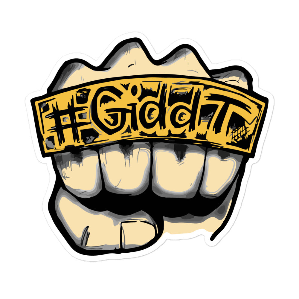 Giddt Fist sticker