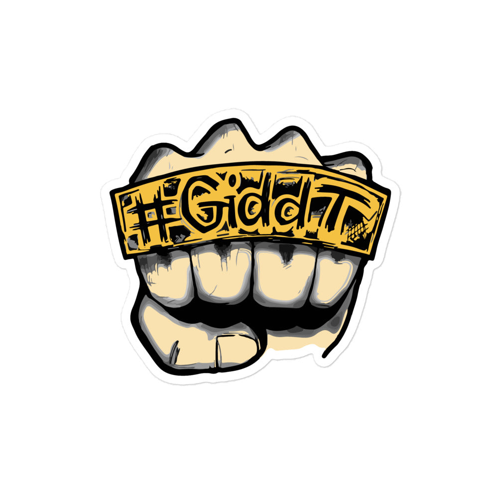 Giddt Fist sticker